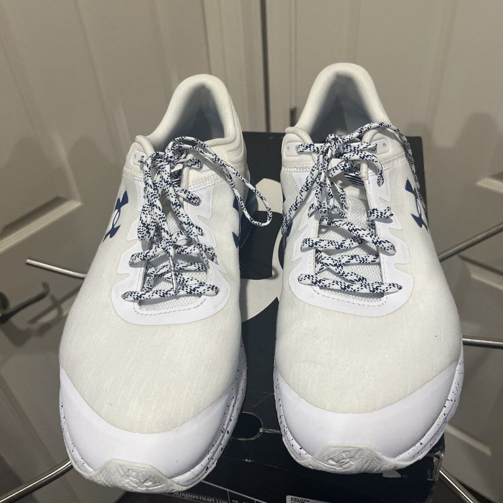 Under Armour Charged Escape 3 Evo White Sneakers Size 12 Worn once